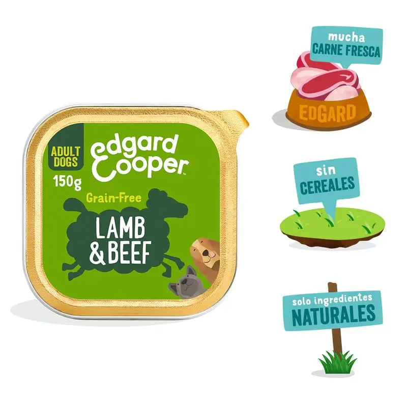 Edgard & Cooper Wet Dog Food 11x150g Lamb & Beef