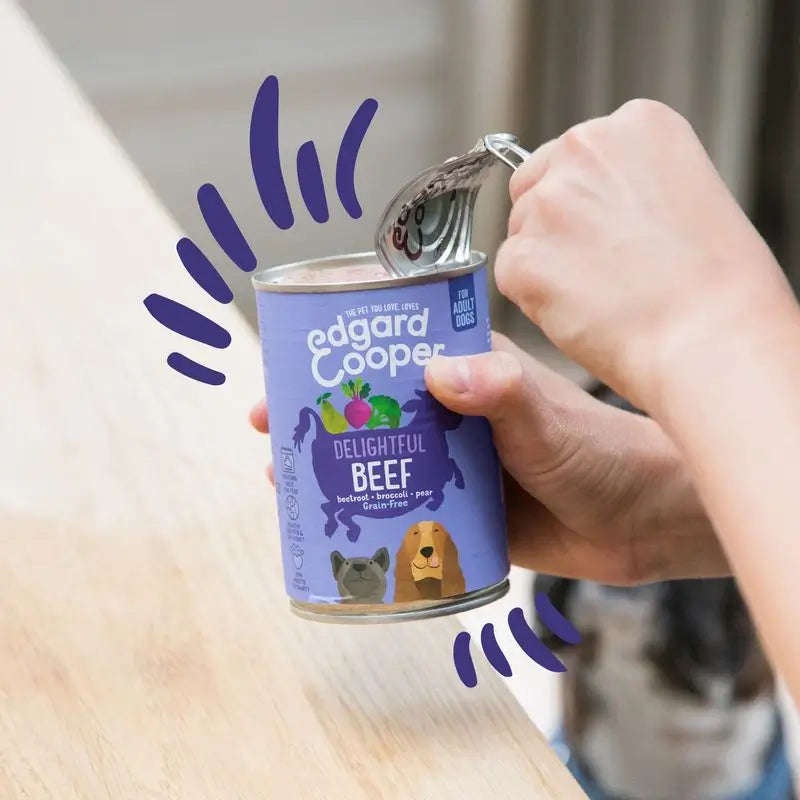 Edgard & Cooper Wet Dog Food 6x400g Beef & Veal