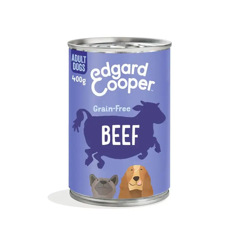 Edgard & Cooper Wet Dog Food 6x400g Beef & Veal