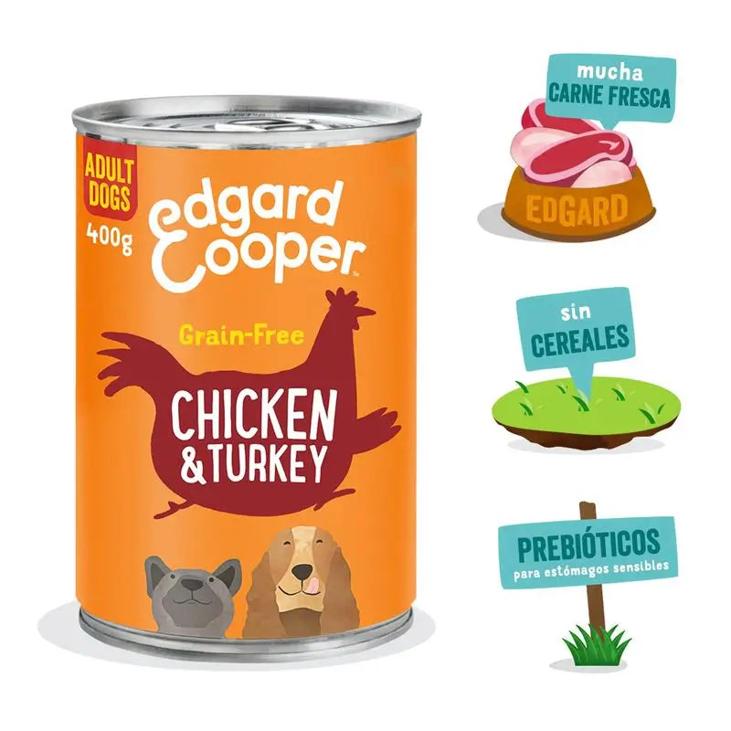 Edgard & Cooper Wet Dog Food 6x400g Chicken
