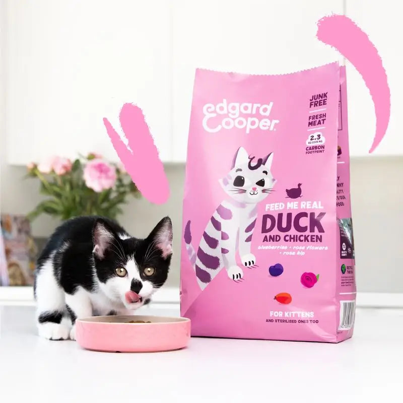 Edgard & Cooper Cat Food Kitten 325g Duck Fresh From The Farmyard