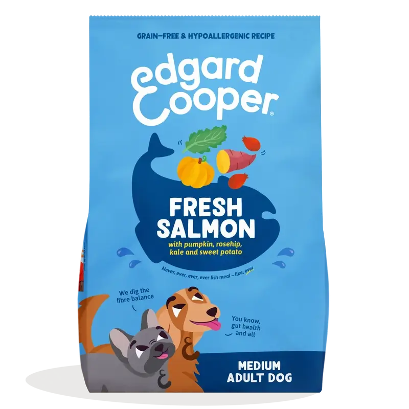 Edgard & Cooper Medium Adult Dog Food With Fresh Salmon , 7 kg