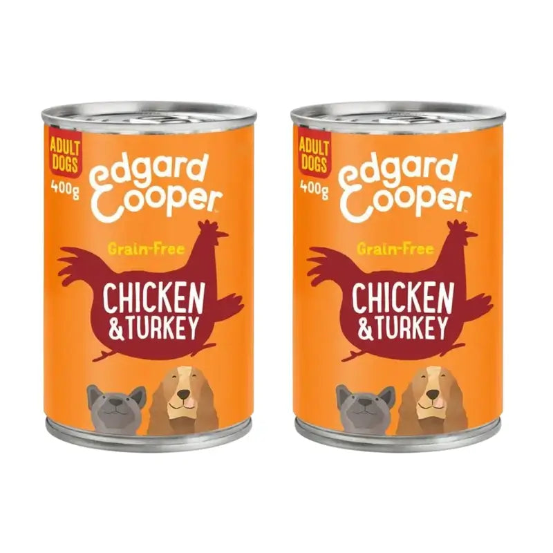 Edgard & Cooper Wet Dog Food 6X400G Chicken, Pack Of 2