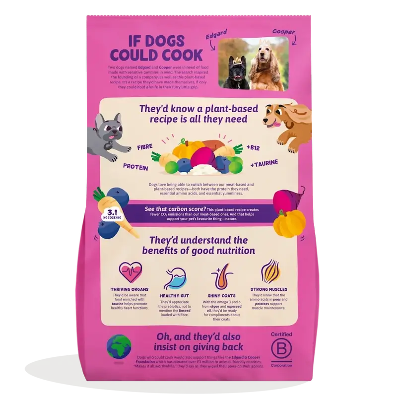 Edgard & Cooper Medium Adult Beetroot & Pumpkin Dog Food , 7 kg