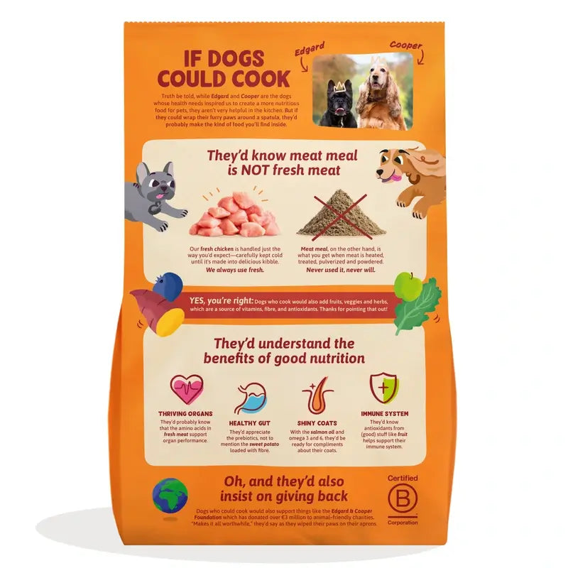 Edgard & Cooper Mini Adult Dog Food With Fresh Chicken , 3 kg
