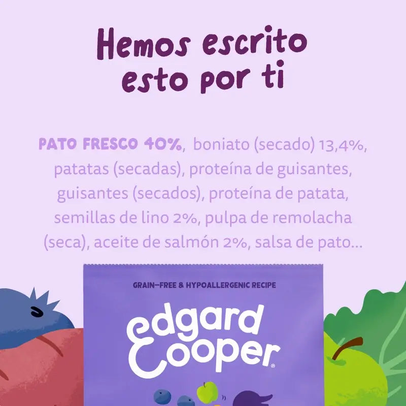 Edgard & Cooper Medium Adult Dog Food With Fresh Duck , 2.5 kg