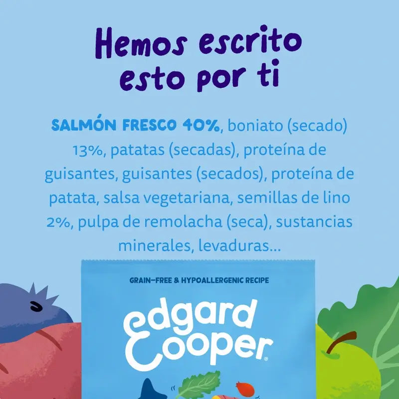 Edgard & Cooper Mini Adult Dog Food With Fresh Salmon , 3 kg