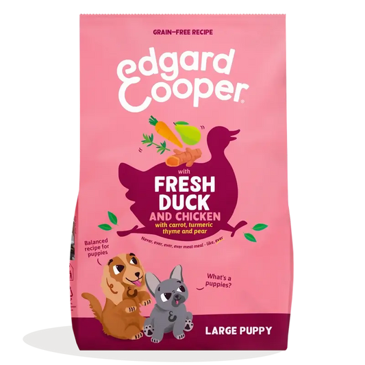 Edgard & Cooper Large Puppy Food With Fresh Duck & Chicken , 12 kg