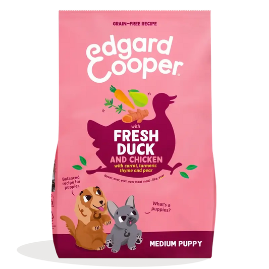 Edgard & Cooper Medium Puppy Food With Fresh Duck & Chicken , 7 kg