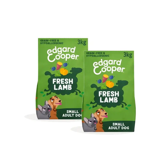 Edgard & Cooper Adult Dog Food – Mini Lamb, Pack of 2 x 3 kg