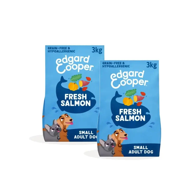 Edgard & Cooper Adult Mini Salmon Dog Food, Pack of 2 x 3 kg