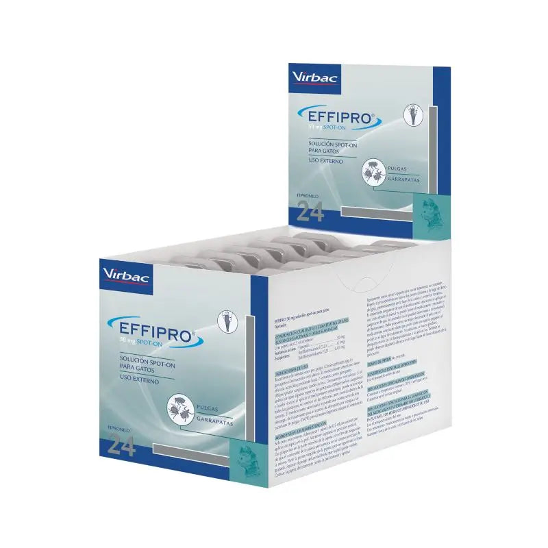 Effipro 50 Mg Spot-On Cats, 24 Pipettes