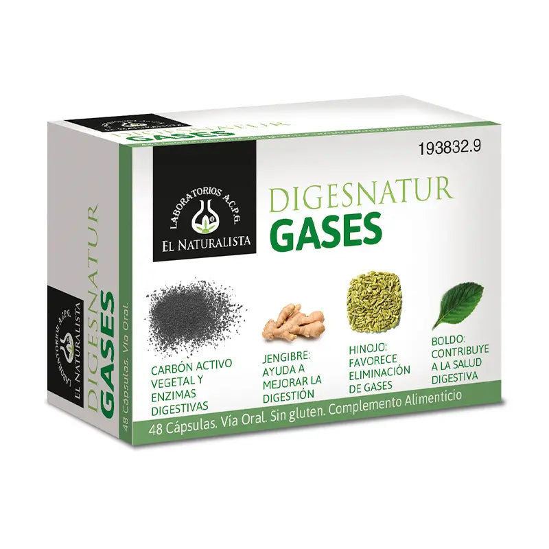 El Naturalista Digesnatur Gases 48 Capsules