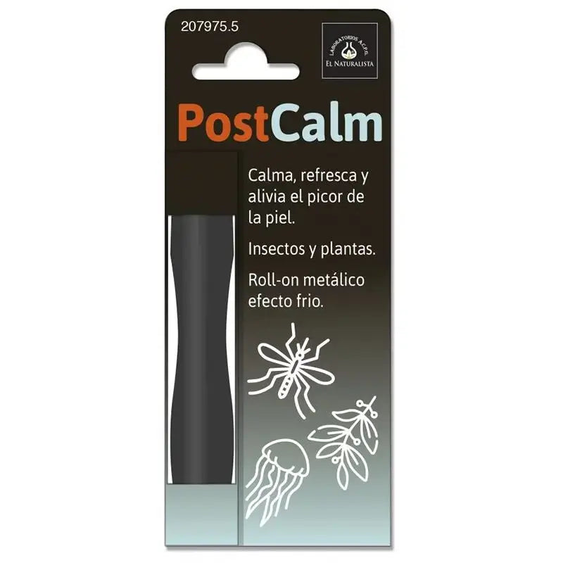 El Naturalista Postcalm, Insect and Plant Soothing Roll-On, 15 Ml