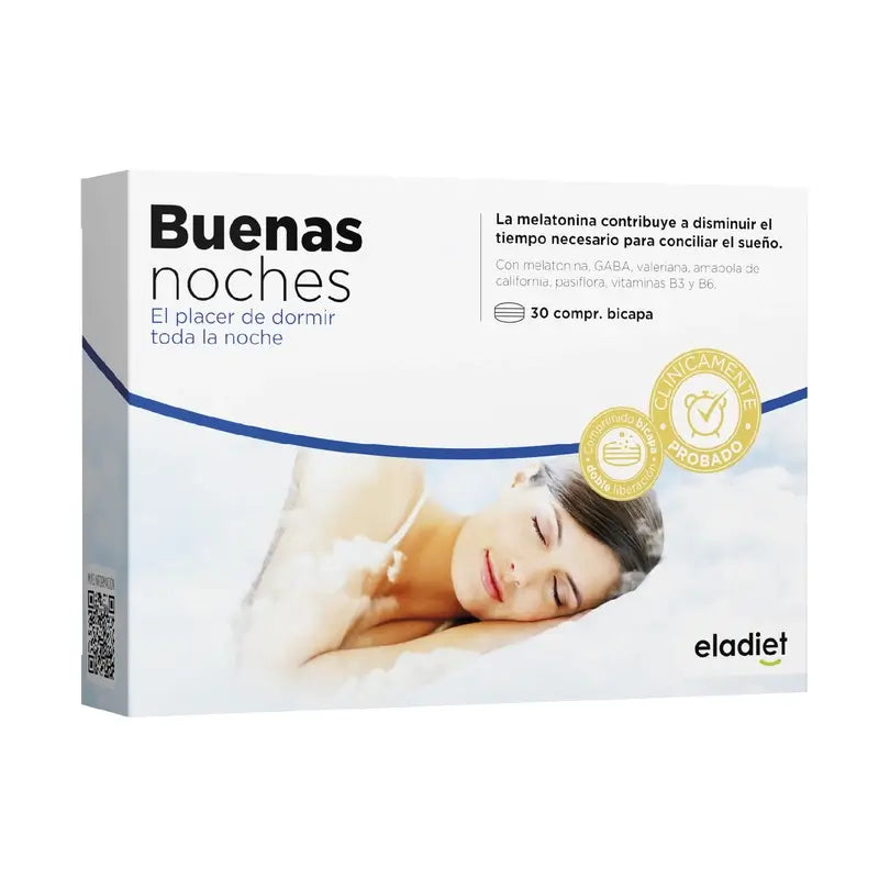 Eladiet Good Night Melatonin 1,85 Mg Melatonin, 30 tablets
