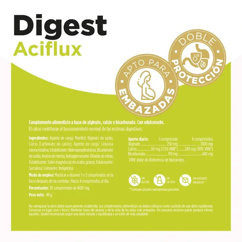 Eladiet Digest Aciflux Protect 30 tablets