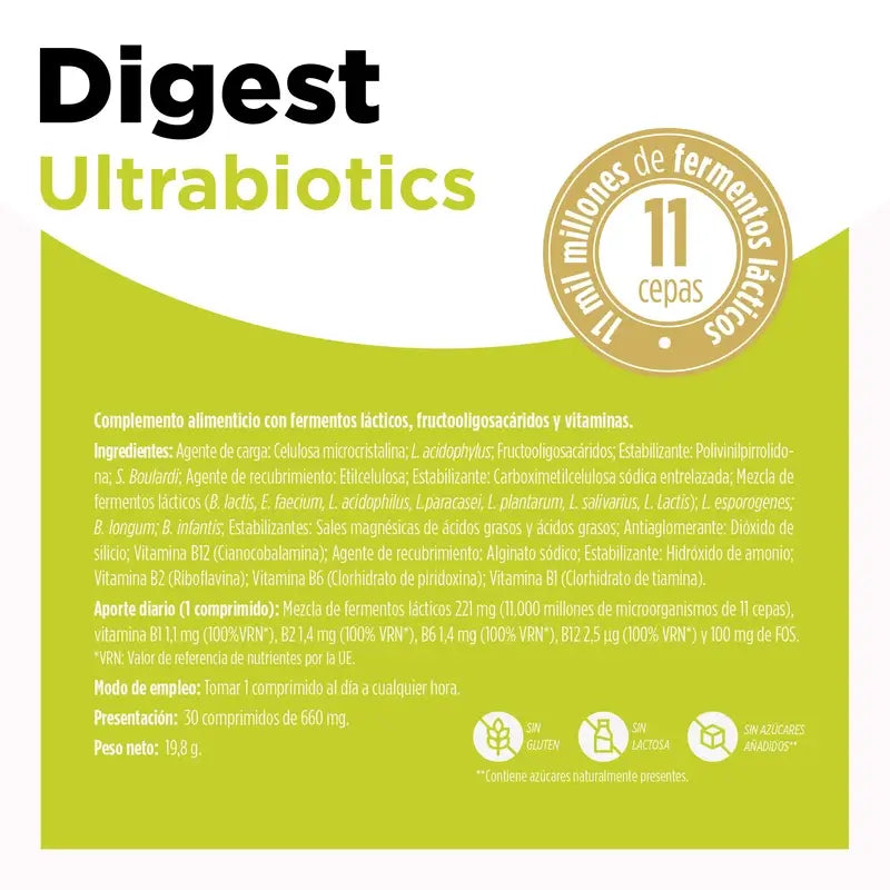 Eladiet Digest UltraBiotics, 30 tablets