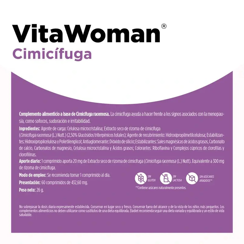 Eladiet Vita Woman Black Cohosh 60 tablets