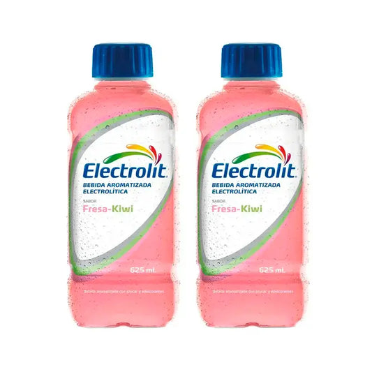 Electrolit Strawberry-Kiwi Electrolyte Drink, Pack 2 x 625 ml