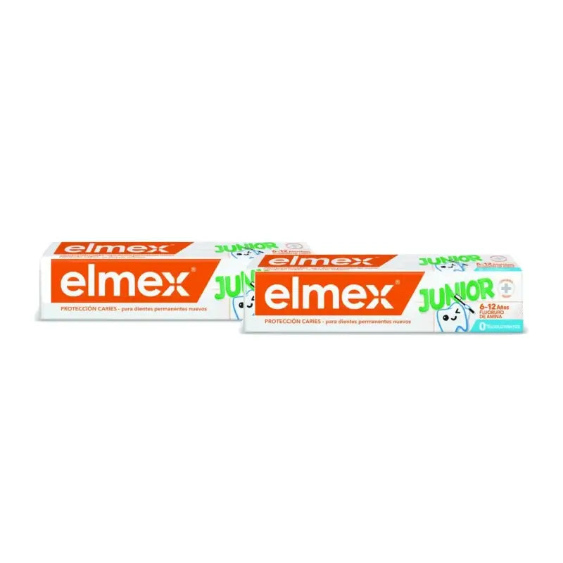 Elmex Caries Junior Toothpaste, 75 ml, pack of 2