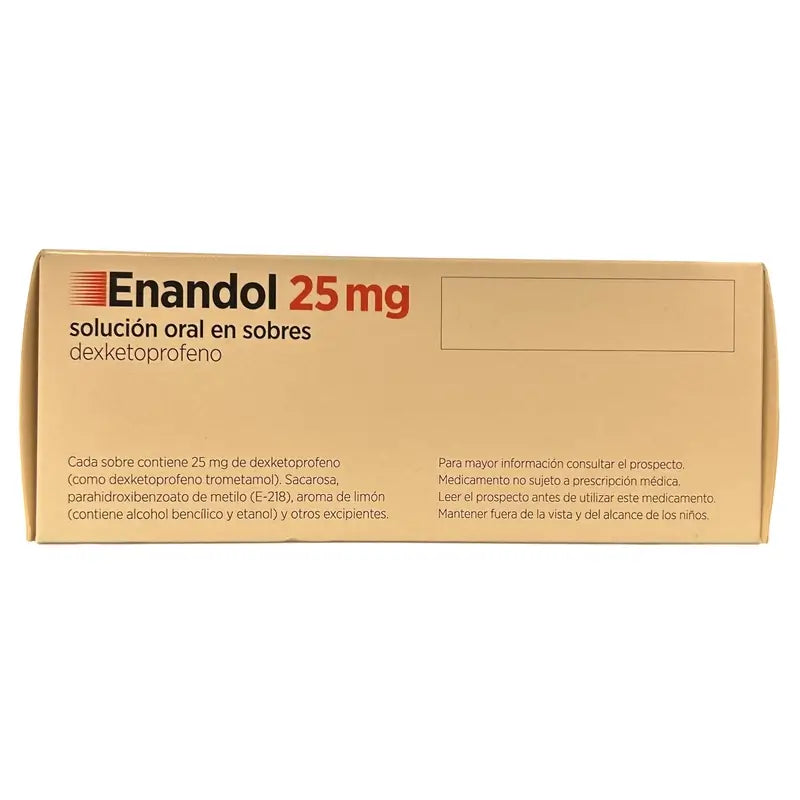 Enandol 25 Mg, 16 sachets oral solution