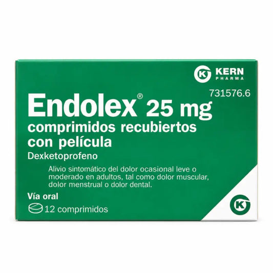 Endolex 25 mg, 12 Tablets