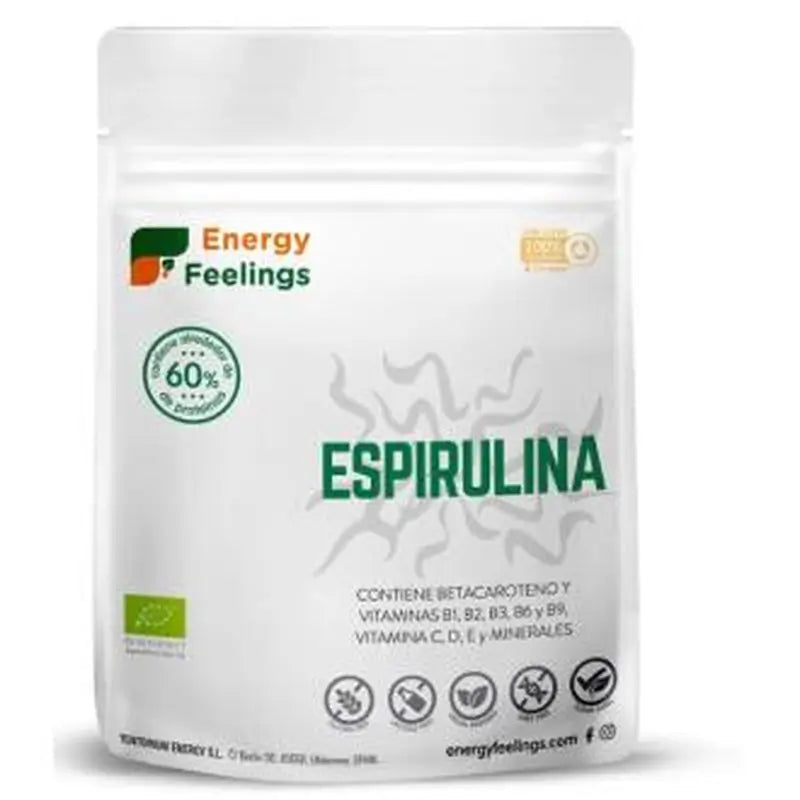 Energy Feelings Spirulina Powder 200Gr. Eco Vegan Sg
