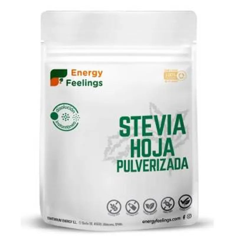 Energy Feelings Stevia Powdered Leaf 100Gr. Vegan Sg