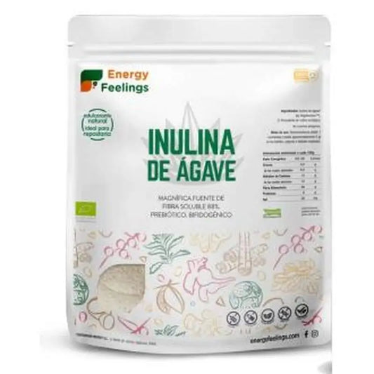 Energy Feelings Agave Inulin Powder 1Kg. Eco Vegan