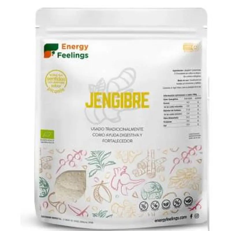 Energy Feelings Ginger Powder 1Kg. Eco Vegan Sg