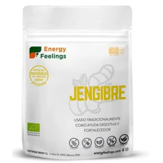 Energy Feelings Ginger Powder 200Gr. Eco Vegan Sg