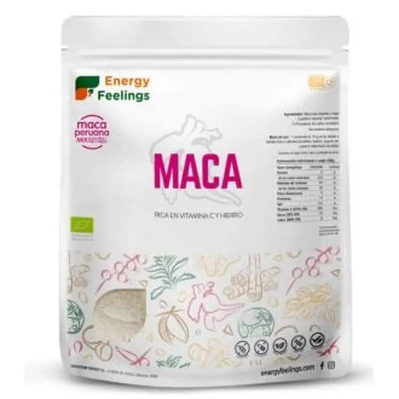 Energy Feelings Maca Powder 500Gr. Eco Vegan Sg
