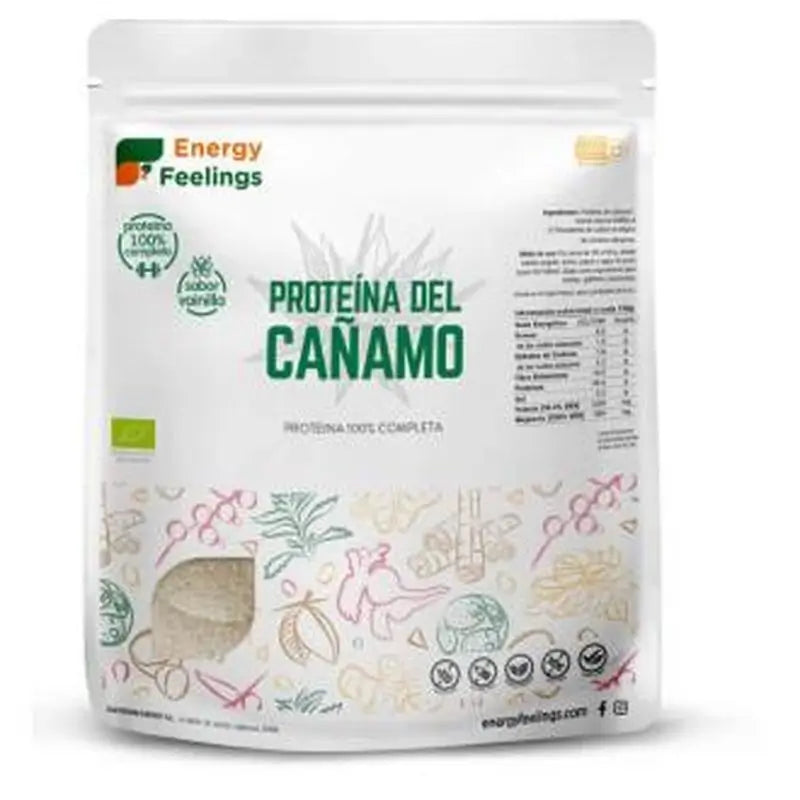 Energy Feelings Hemp Protein Vanilla 1Kg. Eco Vegan Sg
