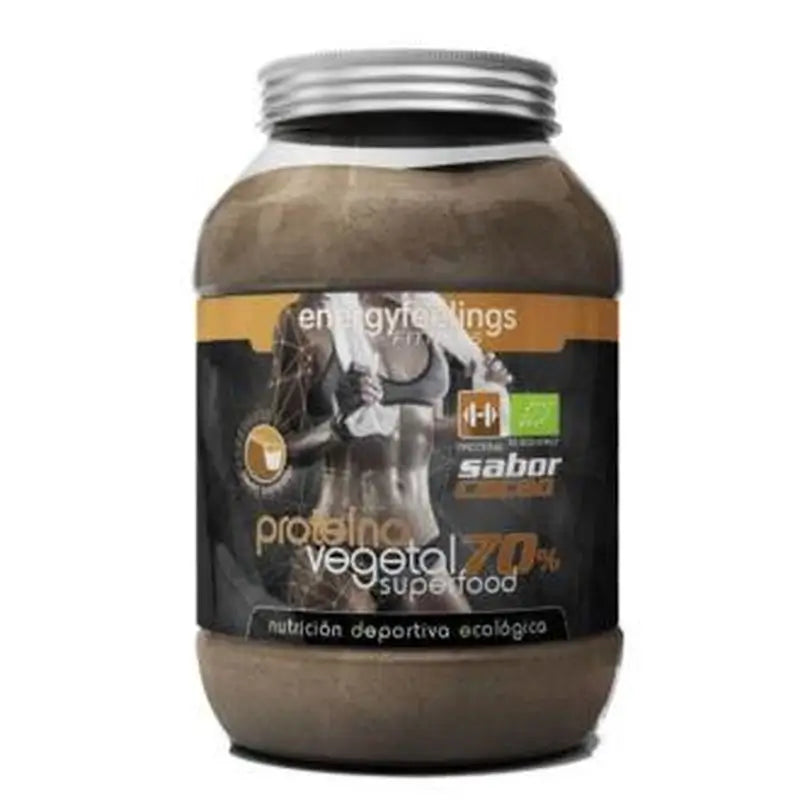 Energy Feelings Vegan Protein 70% Cocoa 1,5Kg. Eco Vegan**