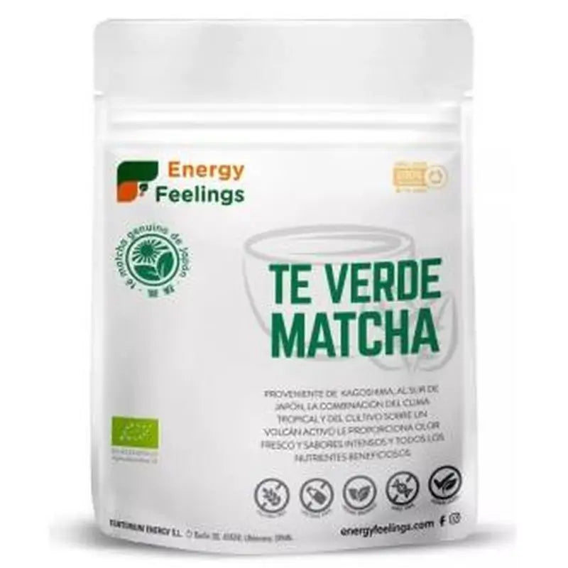 Energy Feelings Green Tea Matcha Powder 100Gr. Eco Vegan Sg