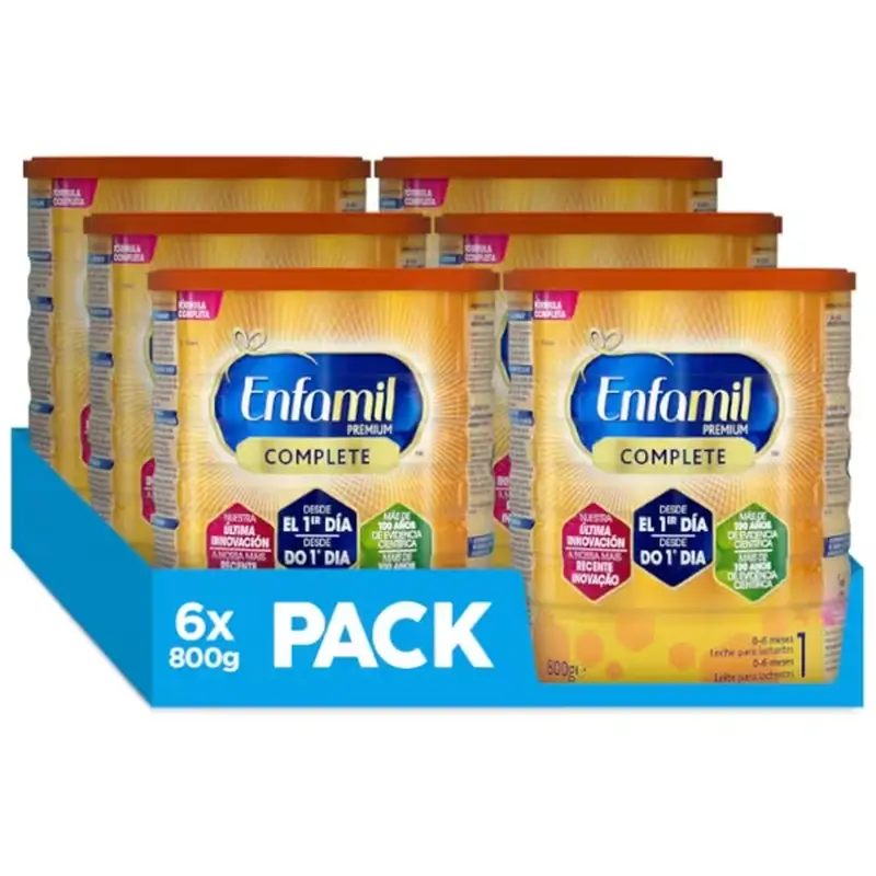 Enfamil Complete 1 Starter Milk, Pack 6 X 800 Gr