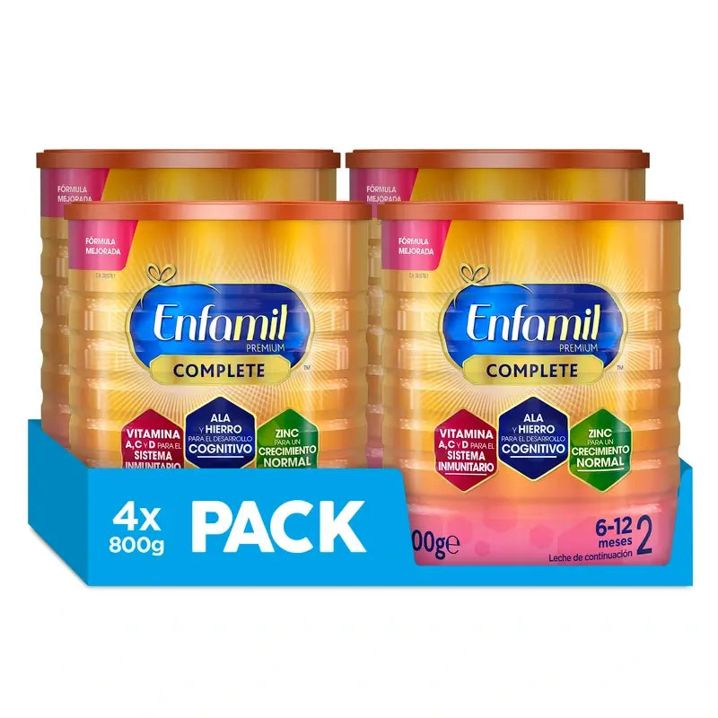 Enfamil Complete 2 Milk Formula, 4 X 800g