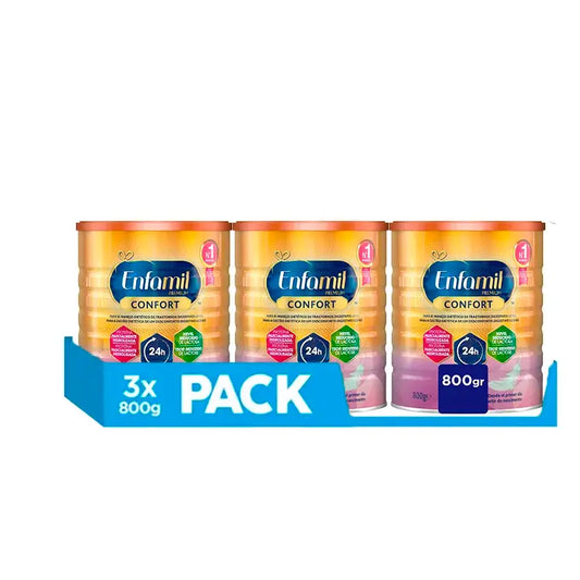 Enfamil Confort, Pack 3 X 800 Gr