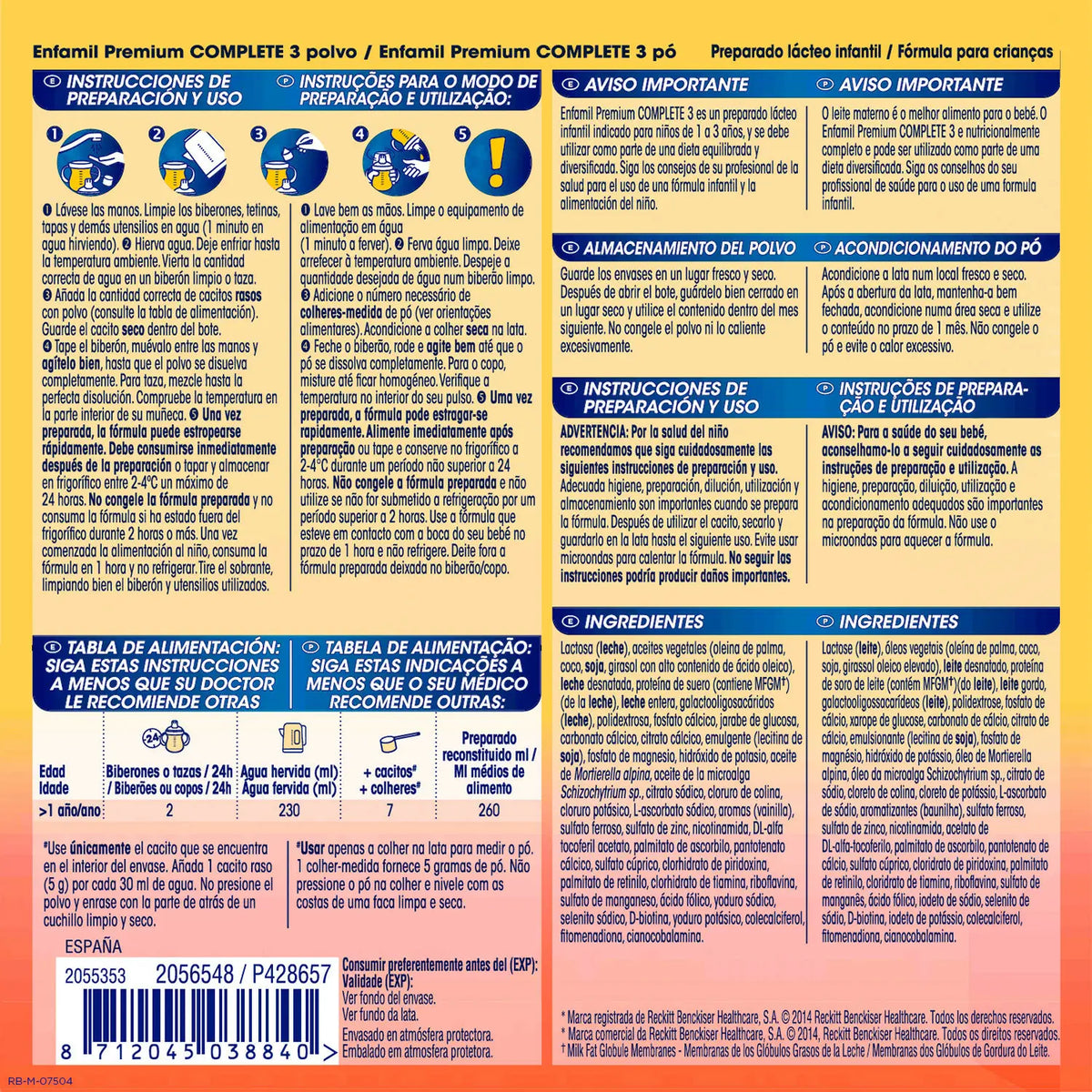 Enfamil Complete 3 Growing-Up Milk, 800g