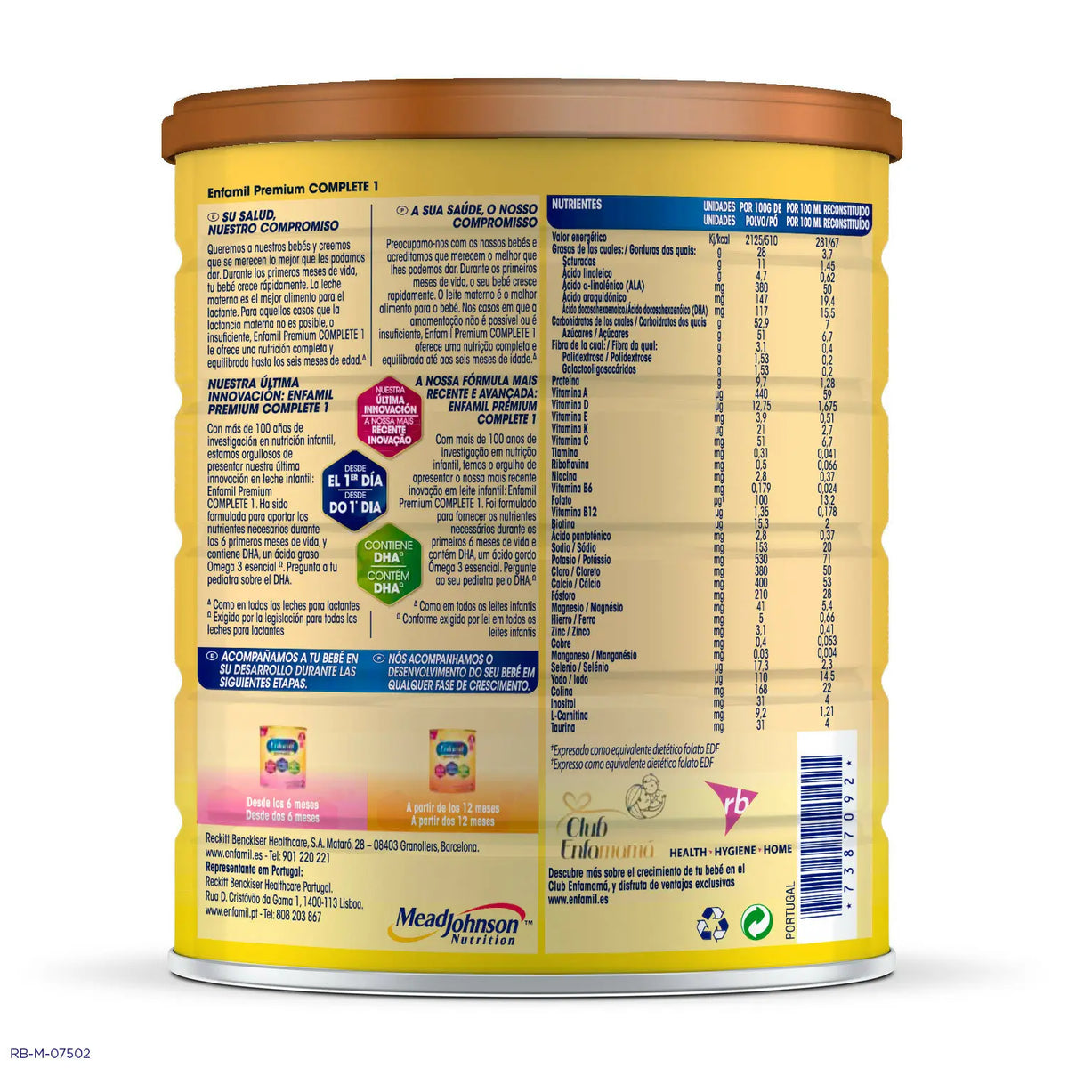 Enfamil Complete 1 Starter Milk, 800 g