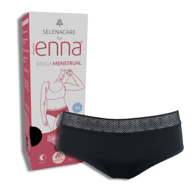 Enna Menstrual Panty Modern Hipster - Heavy Flow, Size XS