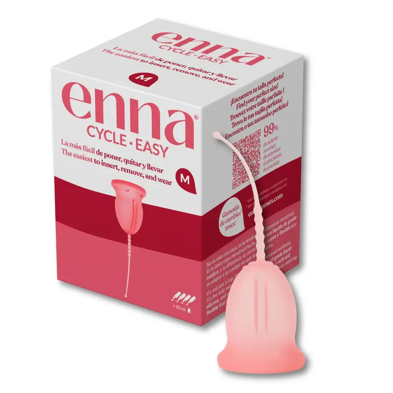 Enna Cycle Easy Menstrual Cup Size M, 1 Cup
