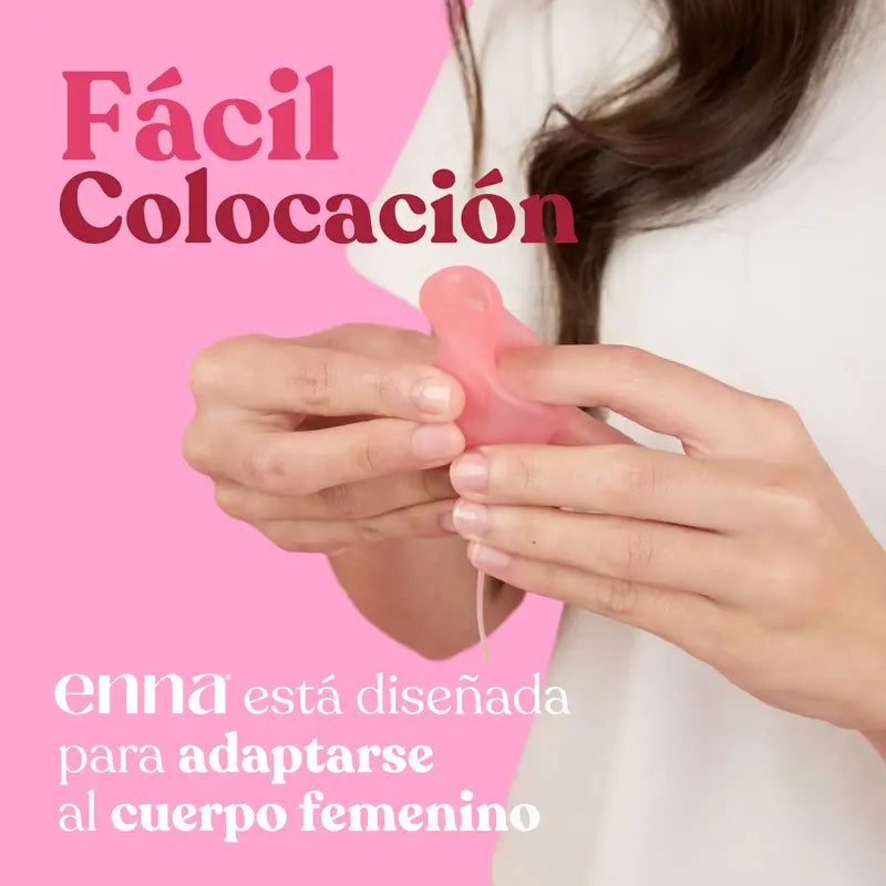 Enna Cycle Easy Menstrual Cup Size S, 2 Cups + Sterilised Case