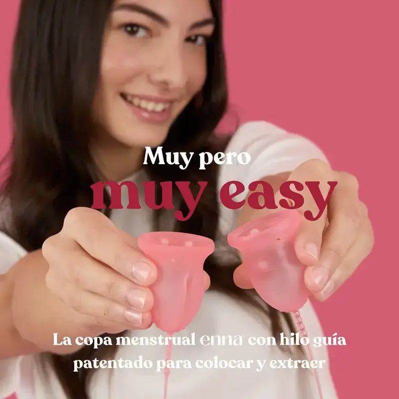 Enna Cycle Easy Menstrual Cup Size M, Pack 2 Units