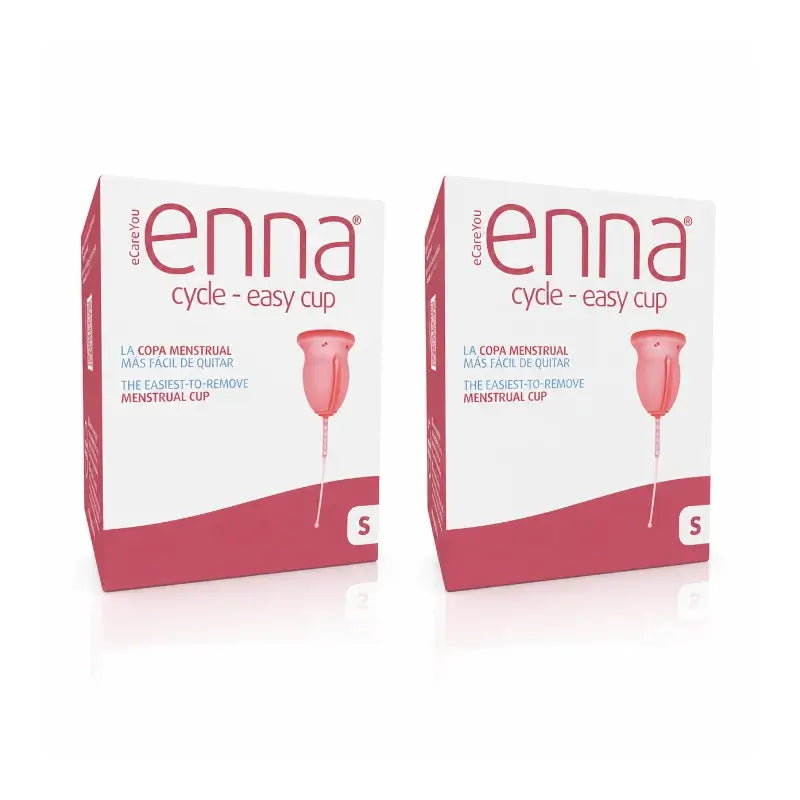 Enna Cycle Easy Menstrual Cup Size S, Pack 2 Units