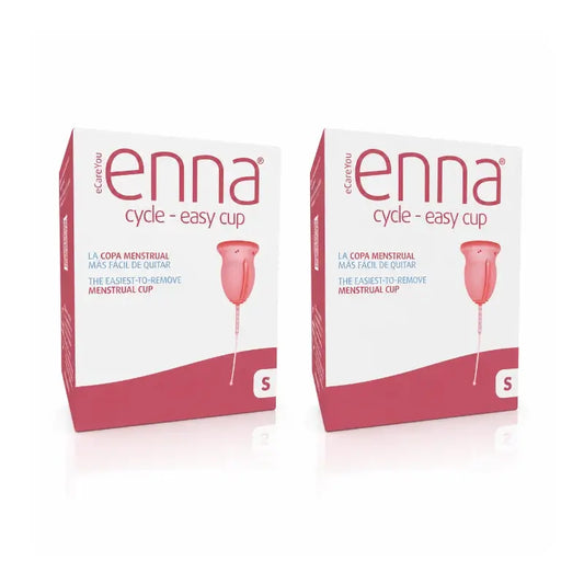 Enna Cycle Easy Menstrual Cup Size S, Pack 2 Units