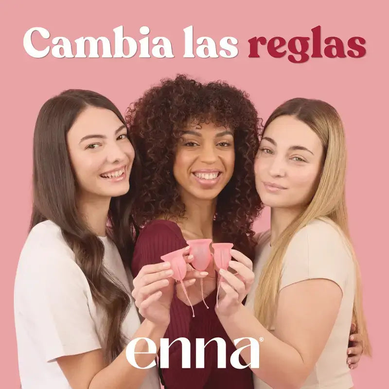 Enna Cycle Original Menstrual Cup Without Applicator, Size L, Pack 2 Units