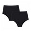 Enna Incontinence Women's High Waist 40 Ml Absorption, Size 2XL, Black Pack 2 PCs