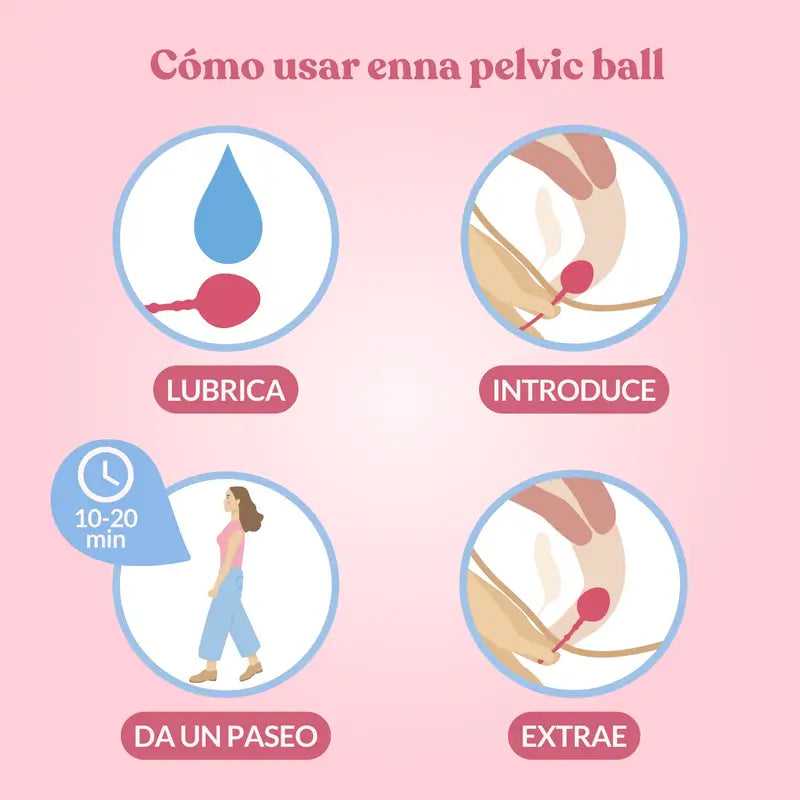 Enna Pelvic Ball Lite Pelvic Floor Exerciser for Urinary Incontinence