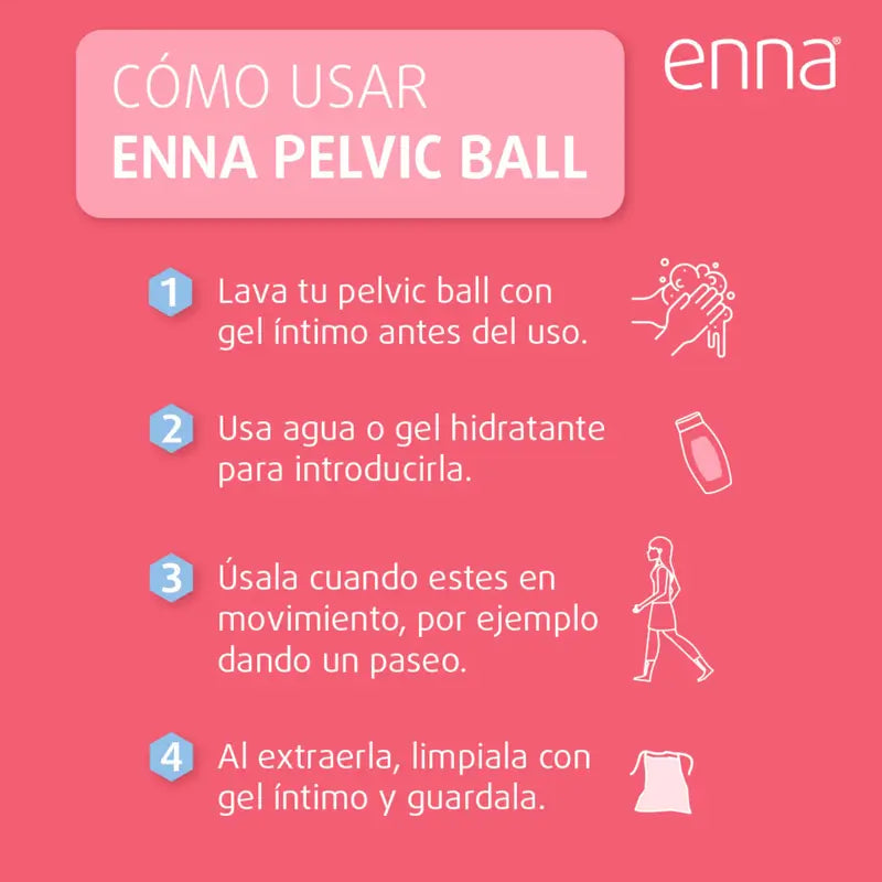 Enna Pelvic Ball Lite Pelvic Floor Exerciser for Urinary Incontinence